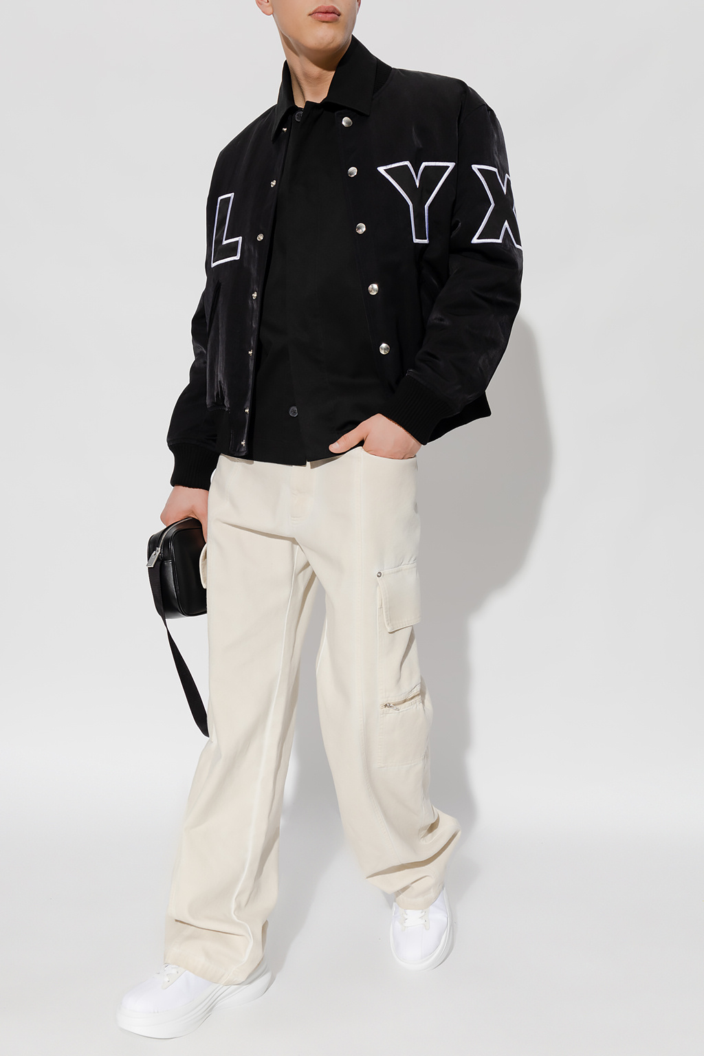 Black Bomber jacket 1017 ALYX 9SM - Longline-cuff Cashmere Sweater
